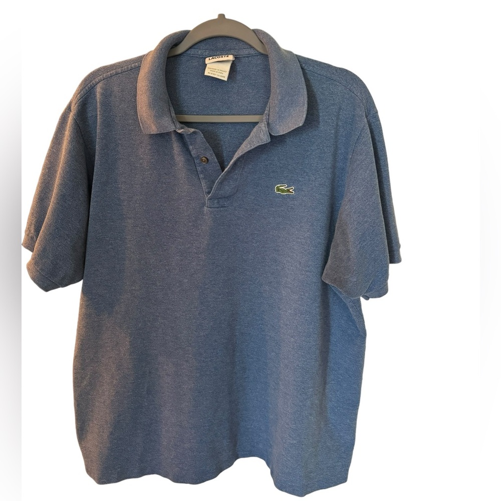 Heather Blue Lacoste Polo